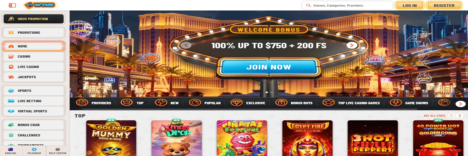 Aussie Online Casino wyns-casino